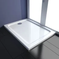 Brodziki prysznicowe - vidaXL ABS biały (80 x 100 cm) - miniaturka - grafika 1