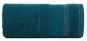Ręczniki - Ręcznik April 70x140 turkusowy z żakardową bordiurą z błyszczącą nicią 500 g/m2 - miniaturka - grafika 1
