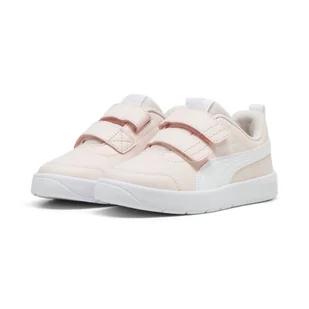 Dziecięce sneakersy Courtflex V3 PUMA Island Pink White - Buty dla dziewczynek - miniaturka - grafika 1