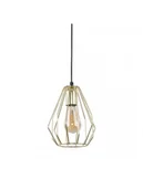 Lampy sufitowe - TK Lighting Lampa wisząca Brylant Gold 2787 nowoczesna oprawa w kolorze złotym - miniaturka - grafika 1