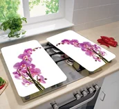 Deski do krojenia - Zestaw płyt ochronnych na kuchenkę WENKO, 52x30x0,5 cm, 2 szt. - miniaturka - grafika 1