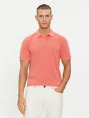 Koszulki męskie - Lee Polo 112349955 Czerwony Regular Fit - miniaturka - grafika 1