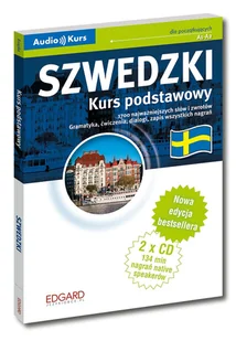Szwedzki Kurs podstawowy Nowa Edycja! + 2CD Nowa - Książki obcojęzyczne do nauki języków - miniaturka - grafika 1