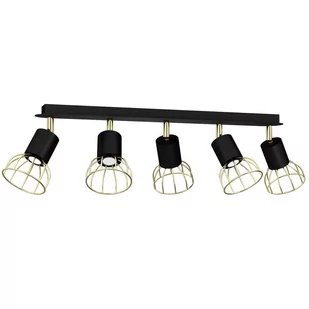 Milagro Lampa sufitowa DANTE Black/Gold 5xGU10 - Lampy sufitowe - miniaturka - grafika 2