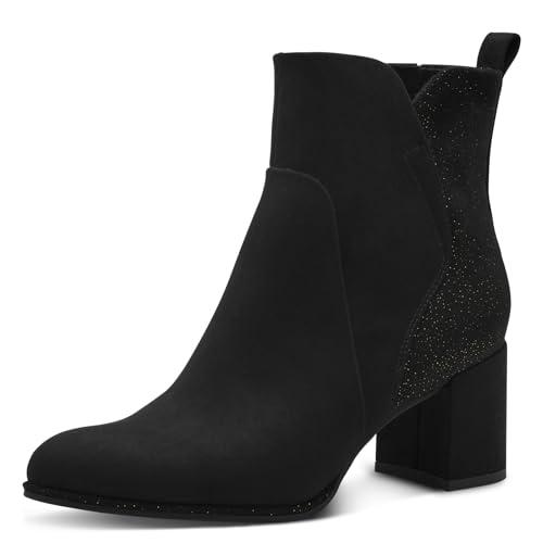 MARCO TOZZI Damskie botki 2-25095-41, Czarny/z?oty, 38 EU