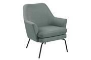 Fotele - D2.Design Fotel Chisa zielony oliwkowy 190142 - miniaturka - grafika 1