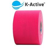 Akcesoria do rehabilitacji - Kinesiology Tape K-Active kinesiotaping różowy 5m - miniaturka - grafika 1