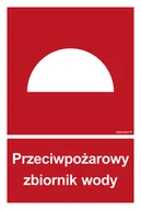 Systemy ekspozycyjne i znaki informacyjne - BB007 PRZECIWPOŻAROWY ZBIORNIK WODY, KS - FOLIA PODŁOGOWA FOTOLUMINESCENCYJNA; (200X296MM) - miniaturka - grafika 1