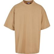 Koszulki męskie - Urban Classics Męski t-shirt z motywem Huge Tee, beżowy (Unionbei), M - miniaturka - grafika 1