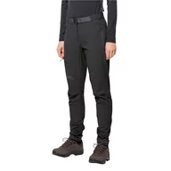 Spodnie sportowe damskie - Damskie spodnie softshellowe Jack Wolfskin ZIEGSPITZ PANTS W black - 34 - miniaturka - grafika 1