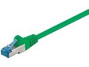 Kable miedziane - MicroConnect RJ-45/RJ-45 kat.6a S/FTP Zielony 0.25m SFTP6A0025G - miniaturka - grafika 1