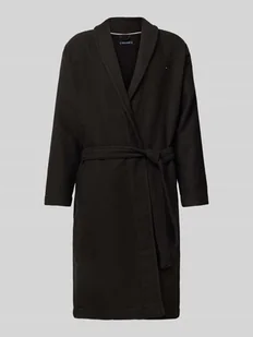 Szlafrok o kroju regular fit z czystej bawełny z fakturą wafla - Szlafroki męskie - miniaturka - grafika 1