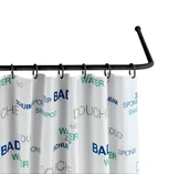 Akcesoria do armatury i ceramiki - Drążek prysznicowy narożny 20 mm Wenko 23565100 - miniaturka - grafika 1