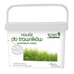 Nawóz Do Trawy Z Mchem - 5 kg - Antymech Sumin - Nawozy ogrodnicze - miniaturka - grafika 1
