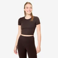 Koszulki sportowe damskie - Koszulka do jogi i pilatesu Breathe - miniaturka - grafika 1