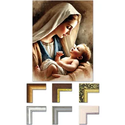 Obraz Matka Boża i Dzieciątko Jezus - Ikony i obrazy sakralne - miniaturka - grafika 1