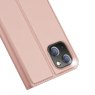 Dux Ducis Skin Pro kabura etui pokrowiec z klapką iPhone 14 Max różowy - Etui i futerały do telefonów - miniaturka - grafika 3