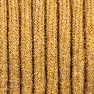 Miodowożółty kabel w oplocie moherowym M03 Janina dwużyłowy 2x0.75 Kolorowe Kable - Przewody elektryczne - miniaturka - grafika 1