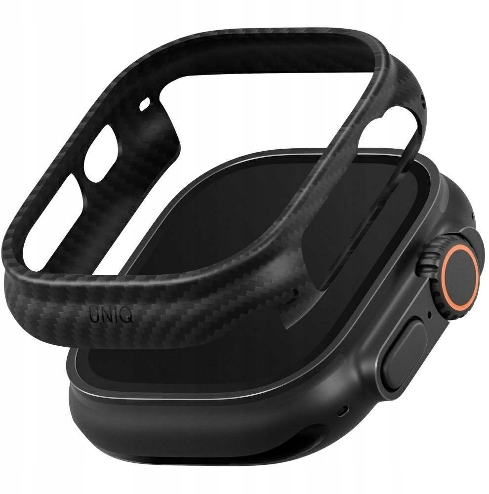 Etui UNIQ Keva Verge do Apple Watch Ultra / Ultra 2 / Ultra 3 49mm czarny