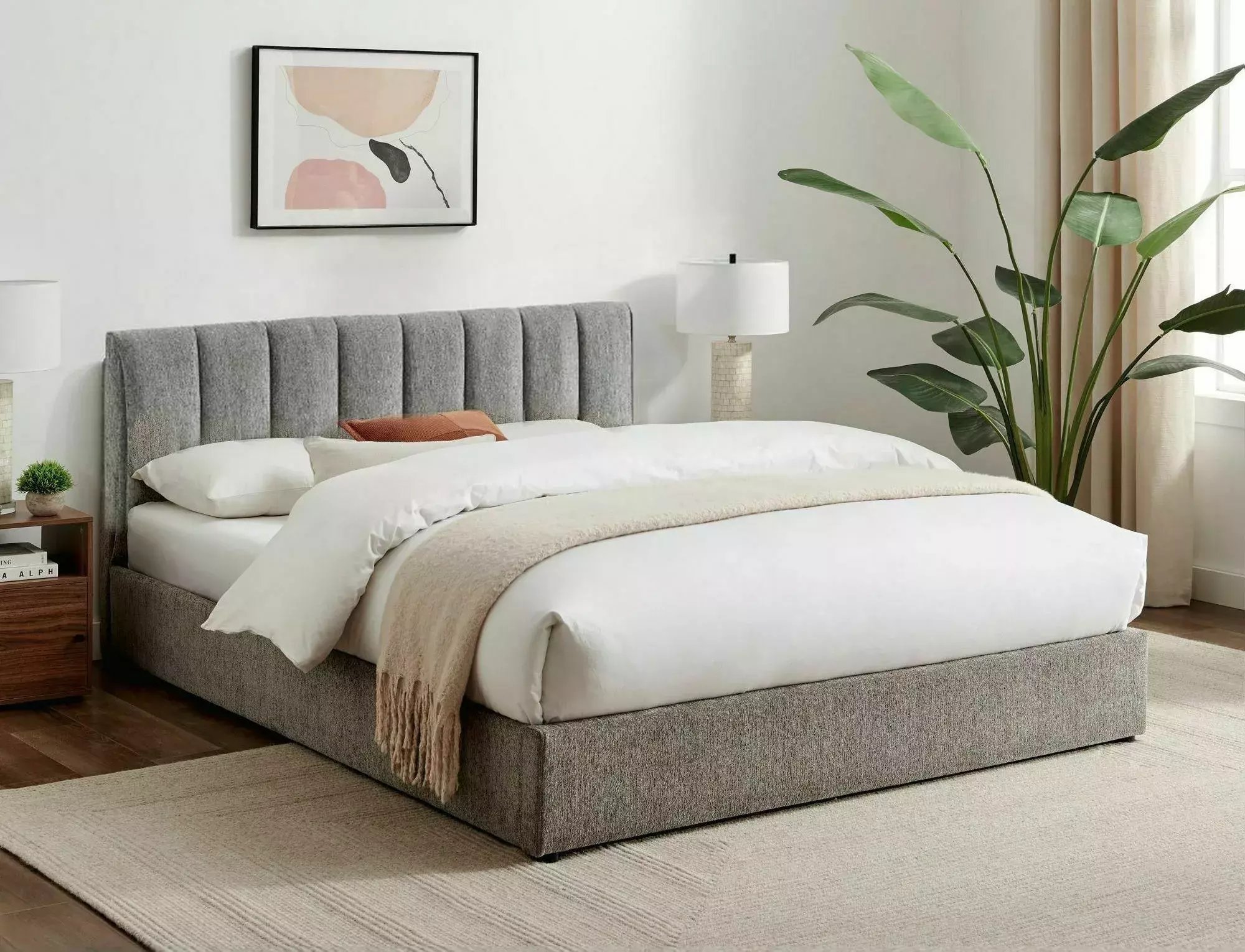 Signal ŁÓŻKO MONTREAL RAVEN 140X200 KOLOR SZARY 07