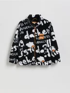 Kurtki i płaszcze dla chłopców - Reserved - Kurtka sherpa - czarny - miniaturka - grafika 1