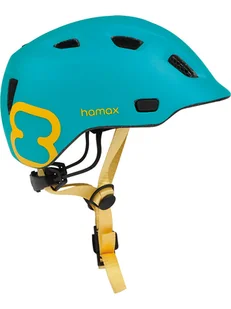 Hamax Kask rowerowy "Thundercap" w kolorze jaskrawozielonym - Kaski rowerowe - miniaturka - grafika 1