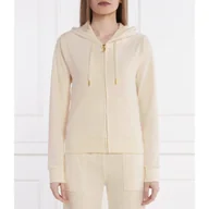 Bluzy damskie - Juicy Couture Bluza Robertson Classic Velour Zip Trough Hoodie GOLD HW | Regular Fit - miniaturka - grafika 1
