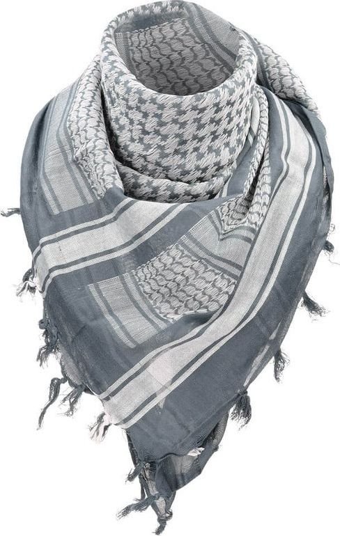 MFH Chusta Arafatka Foliage-Biała