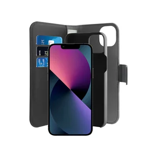 Etui Puro Wallet Detachable 2w1 do iPhone 13/14 Czarny - Etui i futerały do telefonów - miniaturka - grafika 2