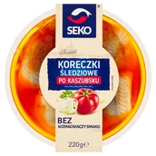 Konserwy i dania rybne - SEKO Koreczki śledziowe po kaszubsku 220 g - miniaturka - grafika 1