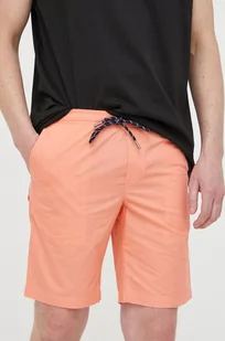 Tommy Hilfiger szorty bawełniane kolor pomarańczowy - Spodenki męskie - miniaturka - grafika 1