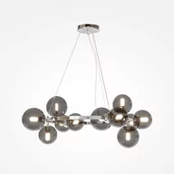 Lampy sufitowe - Szklana lampa wisząca kulista Dallas MOD545PL-11CH przydymiona - miniaturka - grafika 1