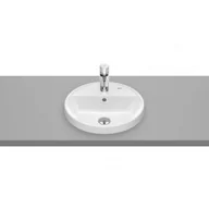 Umywalki - Roca A3270Y4S00 GAP Umywalka blatowa okr$520g$521a 40 cm z otworem na bateri$522 z przelewem Supraglaze$523 - miniaturka - grafika 1