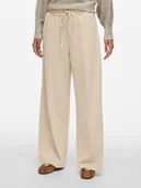 Spodnie sportowe damskie - Vila Spodnie dresowe "Viclua" w kolorze beżowym - miniaturka - grafika 1