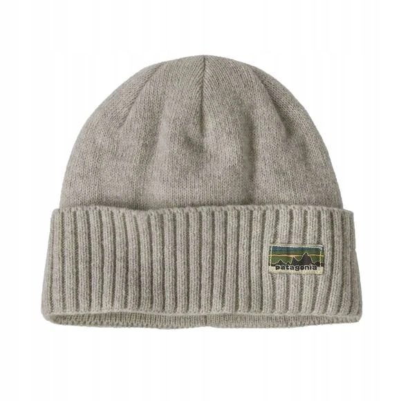 Czapka Patagonia Brodeo Beanie OG Legacy Label Crisp Grey