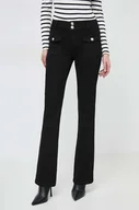 Spodnie damskie - Morgan jeansy damskie medium waist - miniaturka - grafika 1