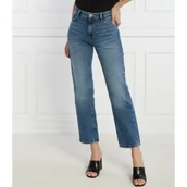 Spodnie damskie - GUESS Jeansy 1981 | Straight fit | high waist - miniaturka - grafika 1