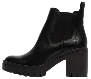 Fly London Damskie botki TOPE520FLY, czarne, 38 EU, Czarny, 5 UK - Botki damskie - miniaturka - grafika 1
