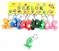 Breloczki dla dzieci - Brelok Do Kluczy Dla Dzieci Dinozaury Smoki Do Plecaka Torby Zestaw 12Szt - miniaturka - grafika 1