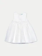 Sukienki i spódniczki dla dziewczynek - Abel & Lula Sukienka elegancka 5003 Biały Regular Fit - miniaturka - grafika 1