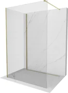 Ścianki i drzwi prysznicowe - Mexen Kioto ścianka prysznicowa Walk-in 120 x 85 cm, transparent, złota - 800-120-212-50-00-085 - miniaturka - grafika 1
