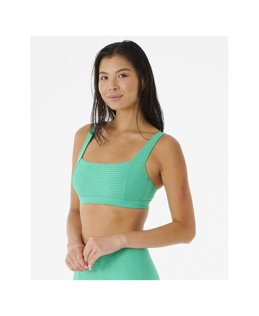 Top RIP CURL Premium Surf Dd Crop zielony L