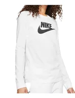 Bluzki damskie - Damska Bluzka The Nike Tee Sportswear Icon Logo Longsleeve BV6171-100 S - miniaturka - grafika 1