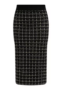 faina Spódnica z dzianiny damska 11025236, czarny, XL-XXL - Spódnice - miniaturka - grafika 1