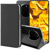 Etui i futerały do telefonów - ETUI Z KLAPKĄ DO HONOR MAGIC7 PRO CZARNE ZAMYKANE MAGNETYCZNE KABURA CASE - miniaturka - grafika 1