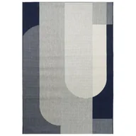 Dywany zewnętrzne - MWM Meble Dywan zewnętrzny MADERA Szaro – niebieski - miniaturka - grafika 1