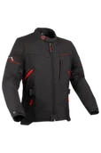 Odzież motocyklowa - Kurtka Motocyklowa Bering Cobalt Czarny/CzerwonyM - miniaturka - grafika 1