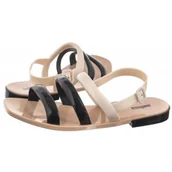 Sandały damskie - Sandały Essential Wave AD 33972/AQ654 Beige/Black (ML314-a) Melissa - miniaturka - grafika 1