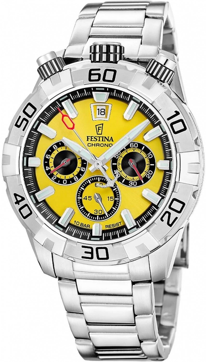 Zegarek męski Festina F20743-4 srebrny