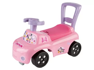 Smoby Samochód jeździk (Wzór Myszka Minnie) 3032167205360 - Jeździki dla dzieci - miniaturka - grafika 1